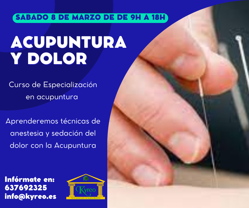 Curso de Acupuntura y Dolor en Kyreo
