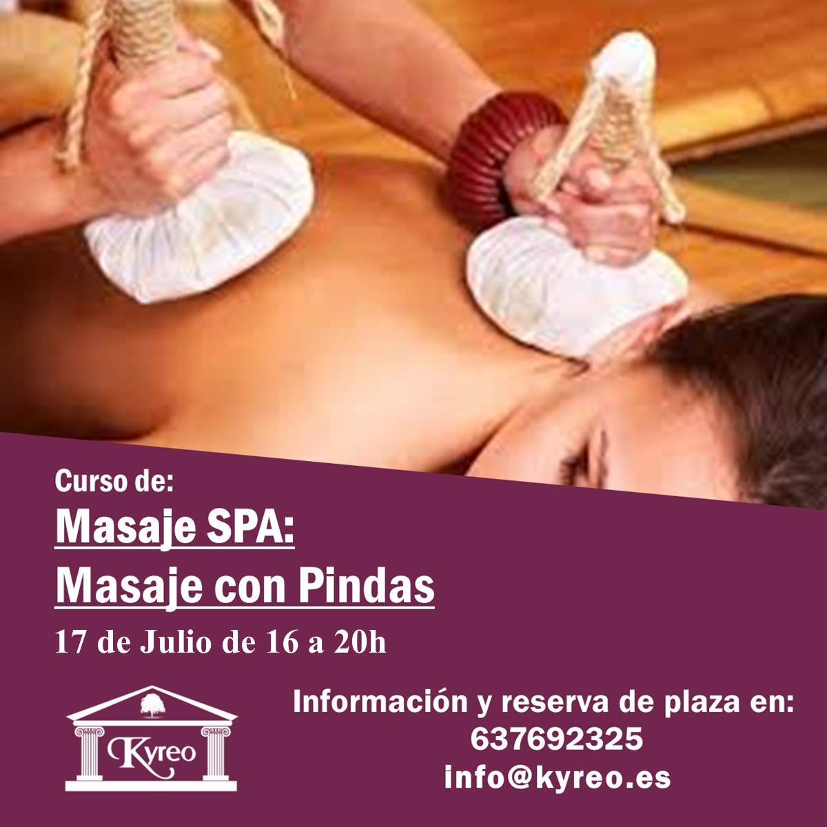 Masaje Spa con Pindas en Kyreo