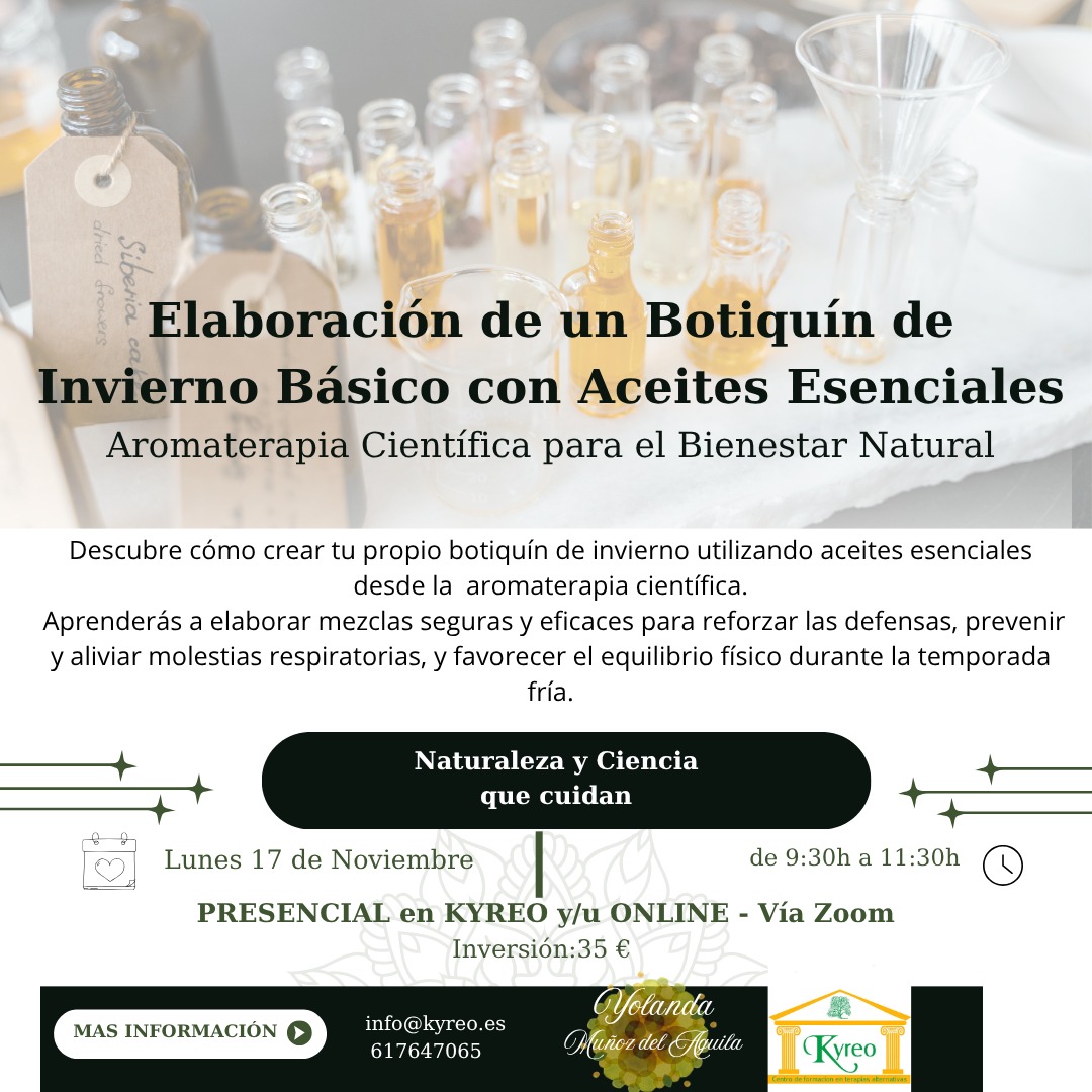 Botiquín para el invierno con Aceites Esenciales en Kyreo