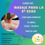 Masaje para la 3º edad Centro Kyreo